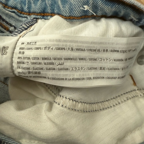 Abercrombie & Fitch Mid Rise The Straight Jean Size 37 / 24 plus size Jeans - Picture 9 of 10